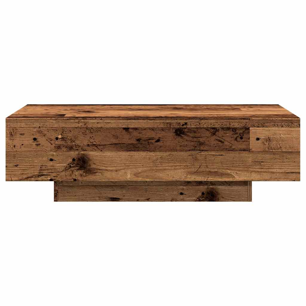 Coffee Table with Vintage Wood Look 100 x 49.5 x 31 cm Engineered Wood