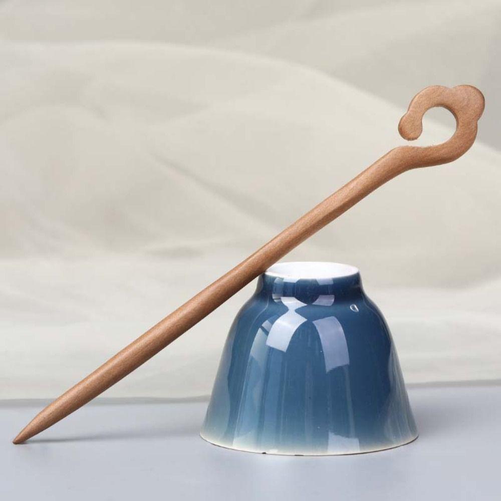 Ethnic Style Wooden Hair Stick Tassel Hanfu Hairpin Retro   For Girl