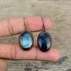 Labradorite Earring Electroformed Copper Jewelry Real Gemstone Handmade Earring Decent Jewelry Electroformed Copper Earrings Gifts For Women