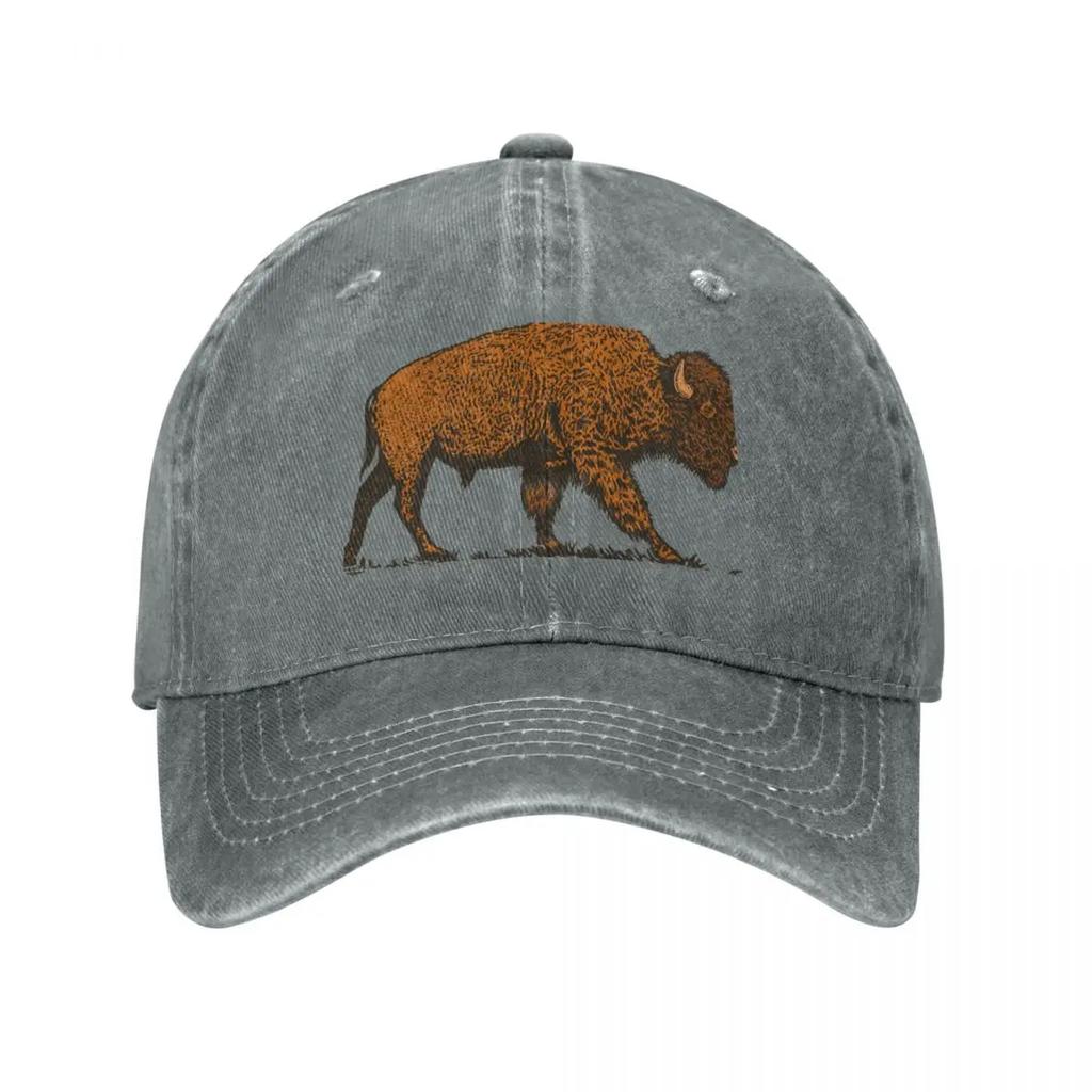 Bison Baseball Cap Golf Hat Man Fishing cap hard hat party Hat For Girls Mens