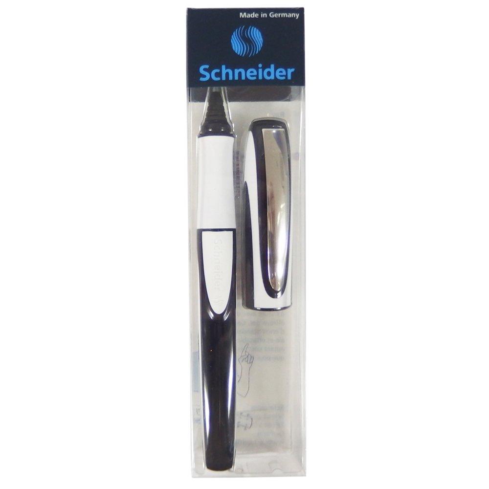 Schneider Ray Series Rollerball Nib Ink Body RYRB187803 Pen, Size Medium, Color Black, Color Blue/Light Gray,