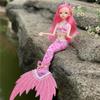Dolls Vivid Expression Gorgeous Dress Collectable 45cm Doll with Mermaid Dress for Decor Girls Childrens Doll Gift
