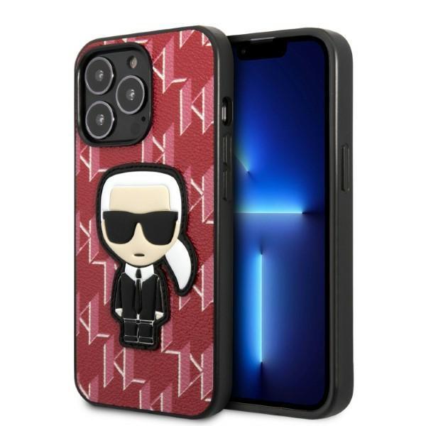 Etui do iPhone 13 Pro Max Karl Lagerfeld Monogram Ikonik Czerwone
