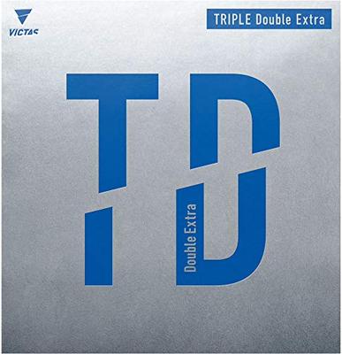 Накладка для настольного тенниса VICTAS, TRIPLE Double Extra, Гладкая мягкая, Сильный клей, Красная, MAX 200060 2
