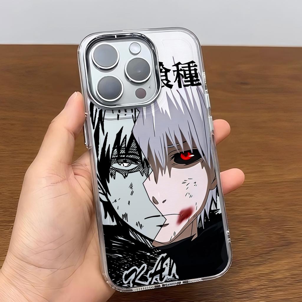 Чехол для телефона Tokyo Ghoul из японского аниме для iPhone 17 16e 16 15 14 13 12 11 mini Pro Max X XR XSMAX 8 7 Air Plus Мягкий чехол