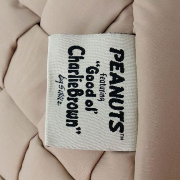 Snoopy Tote Bag Puffer Beige Shoulder Tote