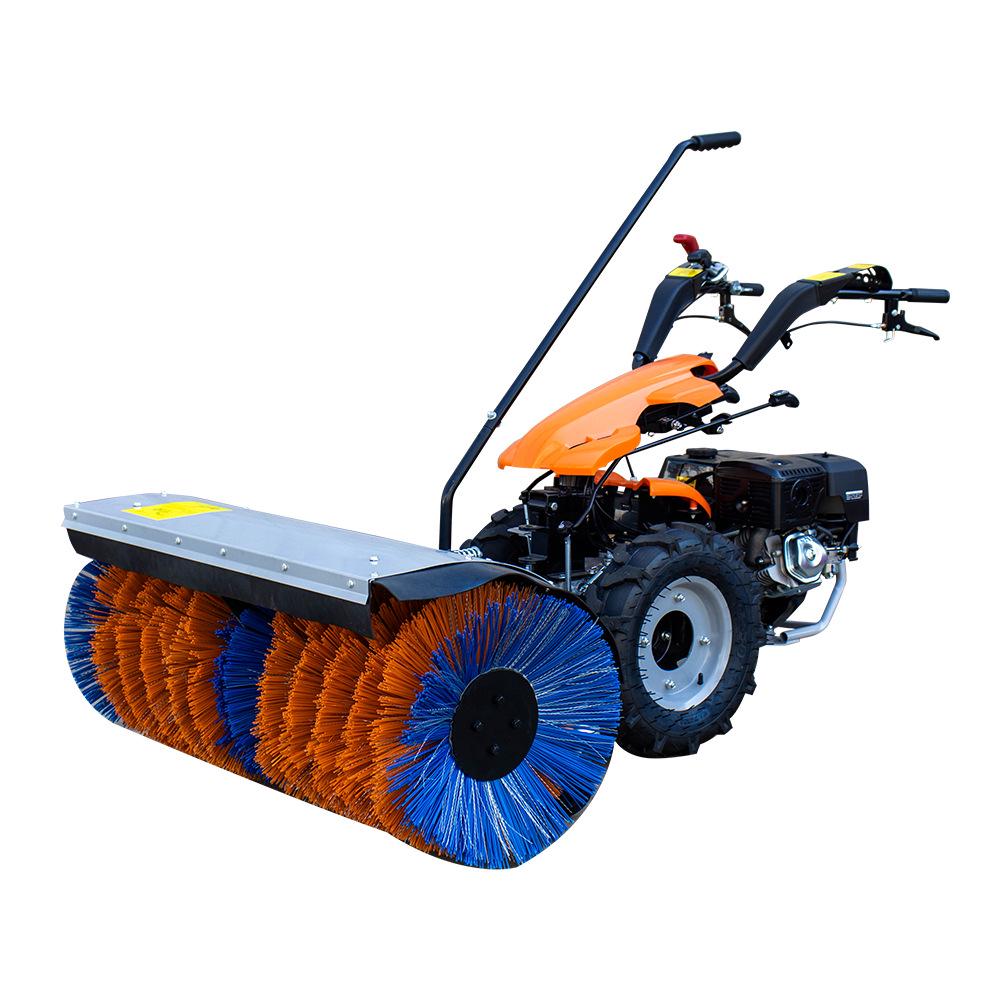 15HP Self-Propelled Snow Sweeper for School Grounds - Push-Type Winter Snow Removal Machine