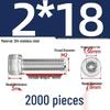 Шестигранные винты с головкой под ключ из нержавеющей стали 304, M2-M10, Удлиненные