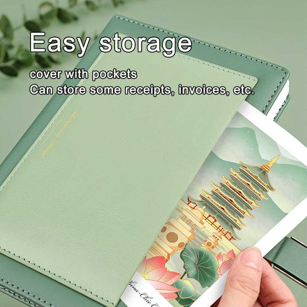 (Бесплатная гравировка логотипа.) Кожаный блокнот А5, блокнот для продвинутых студентов с пряжкой, дневник, протоколы деловых встреч, предметный блокнот