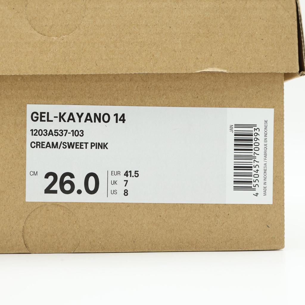 1203A537-103 Asics Gel-Kayano 14 Кремовый Сладкий Розовый (Мужской)