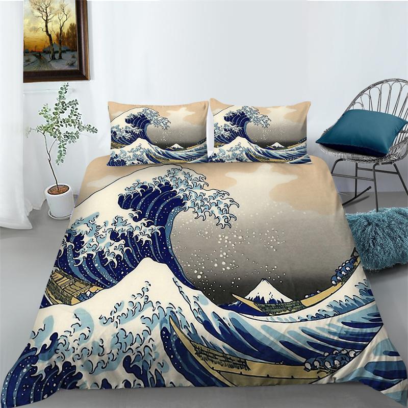 Bohemian Duvet Cover Suit Cartton Quilt Cover Polyester King Size Bedding Fashion Home Textiles Bedding Sets