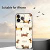 Милый такса сосиска D-Dog Чехол для телефона для iPhone 17, 16, 15, 14, 13, 12, 11 Plus, Pro Max, Другие Мягкий Черный Чехол