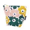 Marimekko Cosmetic Makeup Accessory Mini Unikko Dark 072521 863 Pouch, Pouch, Case, Calle, Green, Linen, Pink, Yellow, [Product]