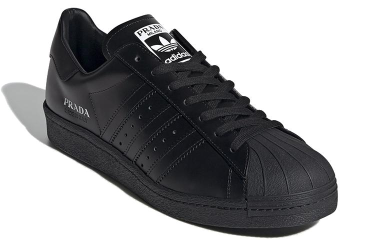 Superstar Prada x Superstar Adidas Originals 'Core Black' FW6679