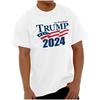 2024 Дональд Трамп Для Президента Америки Женская или Мужская Футболка с Круглым Вырезом