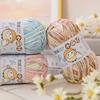 48 Цветов 50 г/Клубок Ручное Изготовление Вельветовая Хлопковая Пряжа Нить Толстая Мягкая Пряжа для Вязания для DIY Шарфа Шапки Крючком Толстая Кукла Ремесло