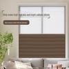 Punch-Free Day & Night Honeycomb Blinds: Heat-Insulating Full Light-Blocking Curtains for Bedroom, Living Room, and Study