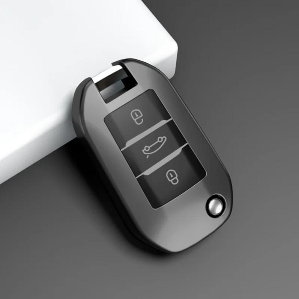 Мягкий чехол из ТПУ для автомобильного ключа, пульта ДУ для Peugeot 208 308 T9 508 2008, для Citroen C4, для Opel Corsa Crossland X, Автоаксессуары