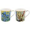 [A0200] - “Vincent Van Gogh” Porcelain Gift Box (2 Mugs) - 85x85mm (iris)
