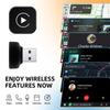 Беспроводной адаптер CarPlay Android Auto 2 в 1, CarPlay AI Box, преобразующий проводной в беспроводной, беспроводной адаптер CarPlay для заводского проводного