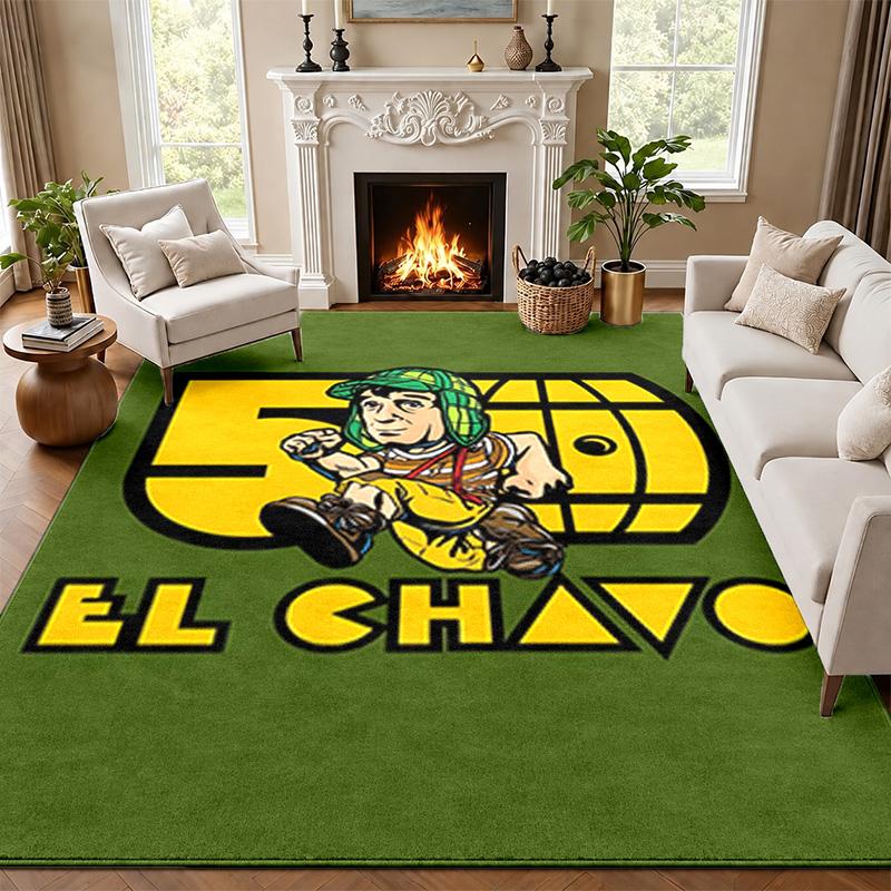 El chavo Carpet Door Mat for Living Room or Bedroom Protective Mat Under Chair Office Decoration Christmas Gift Birthday Present