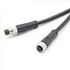 M8 10M PUR/PVC Unshield Cable 3Pin 4 5 6Pin 8Pin Waterproof Aviation Connector Male To Female Straight To Curved Power Adapter