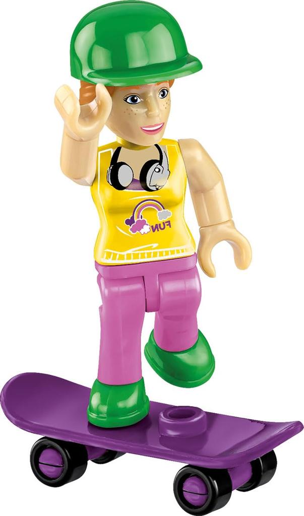 COBI Blocks Volkswagen Delivery Van T2a 135 Scale 272-Piece Camping Life [MADE IN EU] 24616