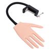 Manicure Practice Hand Model Nail Maniquin Hand Removable Fingers Artificial Hand with Bracket for Beginner