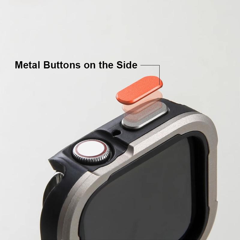 Armor Metal Case For Ultra 2 10 9 8 7 6 5 Drop Resistant Protect Cover For iWatch 40mm 41mm 42mm 44mm 45mm 46mm 49mm