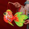 Paper Fish Middle Autumn Festival Lantern Handmade Handheld Lantern  Cultural Events