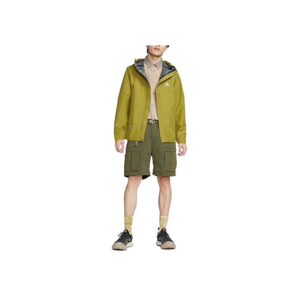 Nike ACG Storm-Fit Solid Hooded Zip Jacket Men Outerwear Deep-Khaki DV9416-390
