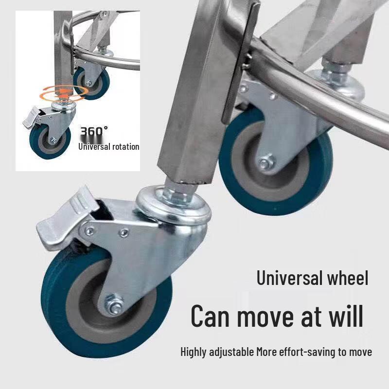 Extra Thick Stainless Steel Stockpot with Wheels