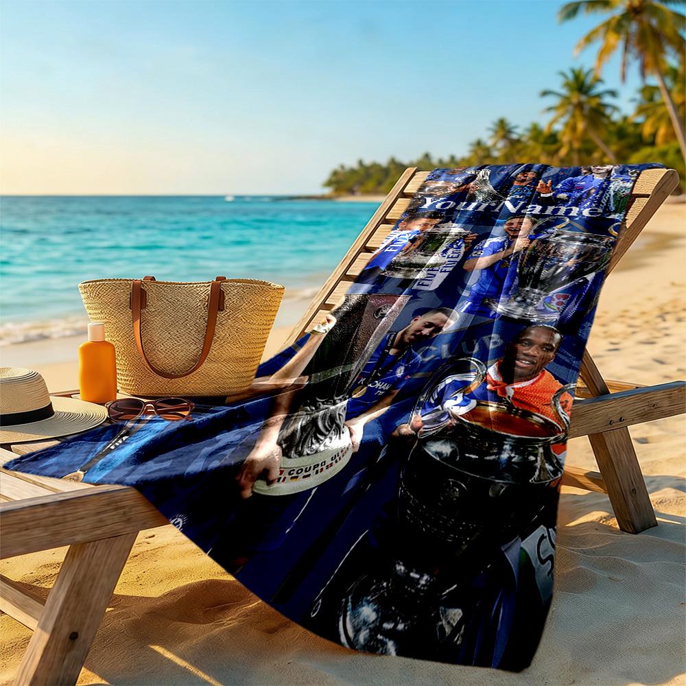 Chelsea Customized Name Beach Towel Quick-Dry Soft Microfiber Suitable for Sports Travel Swimming Yoga Bathroom Beach And Pool