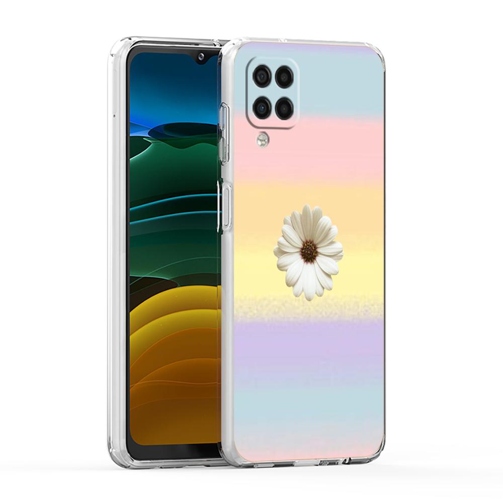 Модный прозрачный чехол для телефона Samsung Galaxy A13 A22 A52S A52 A72 A51 A71 A41 A31 A21 5G с изображением свежего маленького цветка ромашки