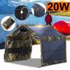 Outdoor USB Solar Panel Bag Portable Solar Power Recharge Mobile Phone Charge Tool Folding Removable Solar Panels