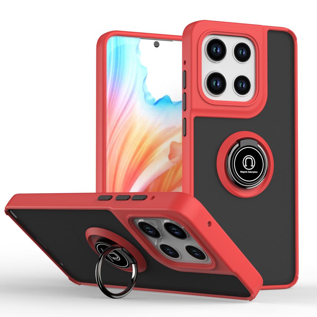 Матовый чехол Armor для Motorola Moto Edge 2025 G Stylus 5G G5G 2025 Edge 50Fusion 50Pro 50Ultra 50Neo Противоударный чехол с подставкой-кольцом