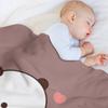 Плед DuDu Bear и BuBu Panda 'Момент любви и расслабления', мягкий плед для спальни для ночного сна