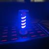1 шт. Новый спиральный USB ночник с сенсорным управлением, прикроватный, для автомобиля, атмосфера, керамический, светодиодный, стеклянная бутылка, романтичный, мини