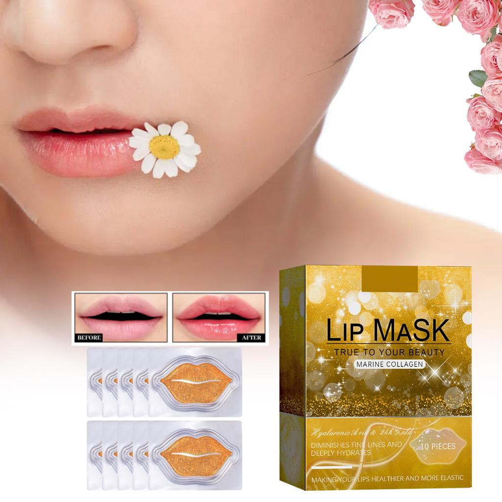 Коллагеновая маска для губ увлажняющая маска для губ пилинг от омертвевшей кожи пилинг для губ морщины маска для губ патч.10 мл