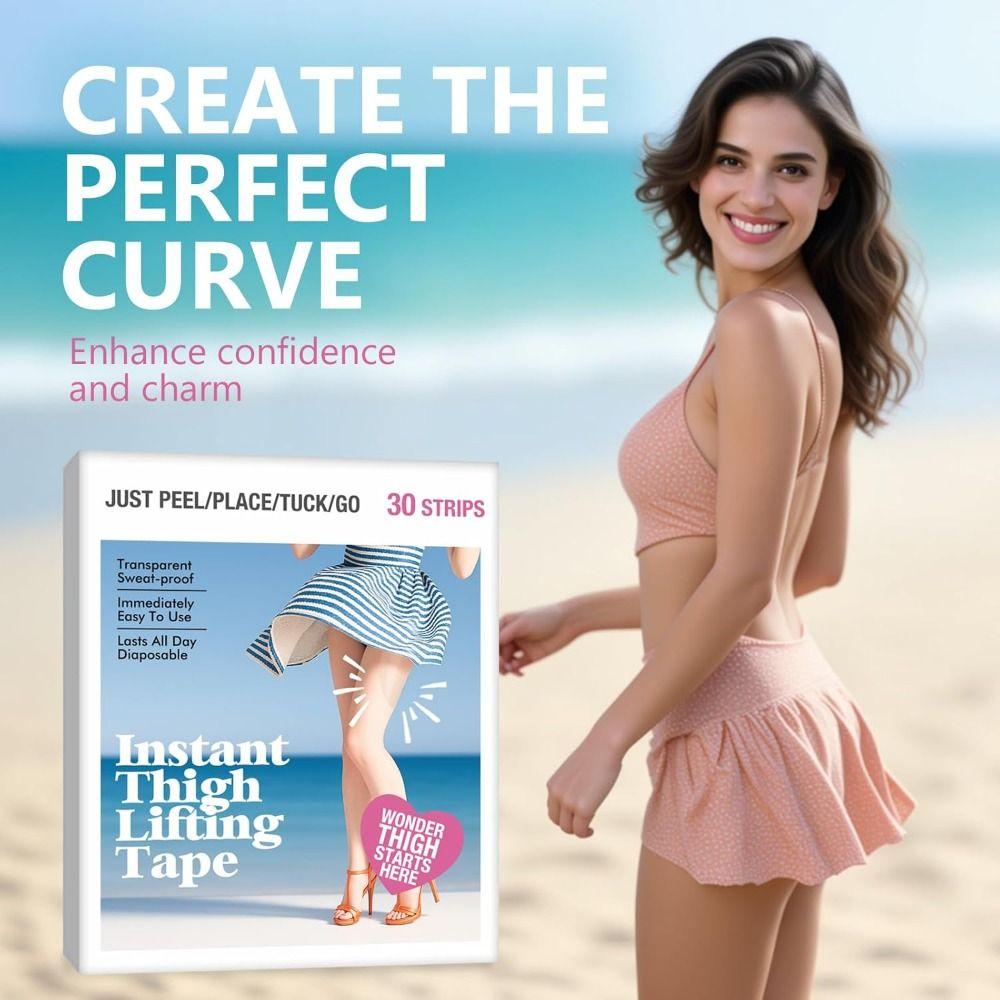 10pcs/box Invisible Leg Patch Waterproof Instant Lift Patch New Thigh Lift Tape  for Legs