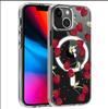 Градиентный вишневый магнитный прозрачный чехол с полной защитой для iPhone 15/16/17 Pro Max