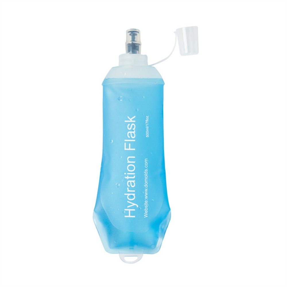 Soft Flask Folding Water Bottle TPU Sport Water Bottle Portable Collapsible Water Bottle Running