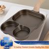 Non-Stick Maifan Stone 3-in-1 Egg, Burger & Breakfast Frying Pan