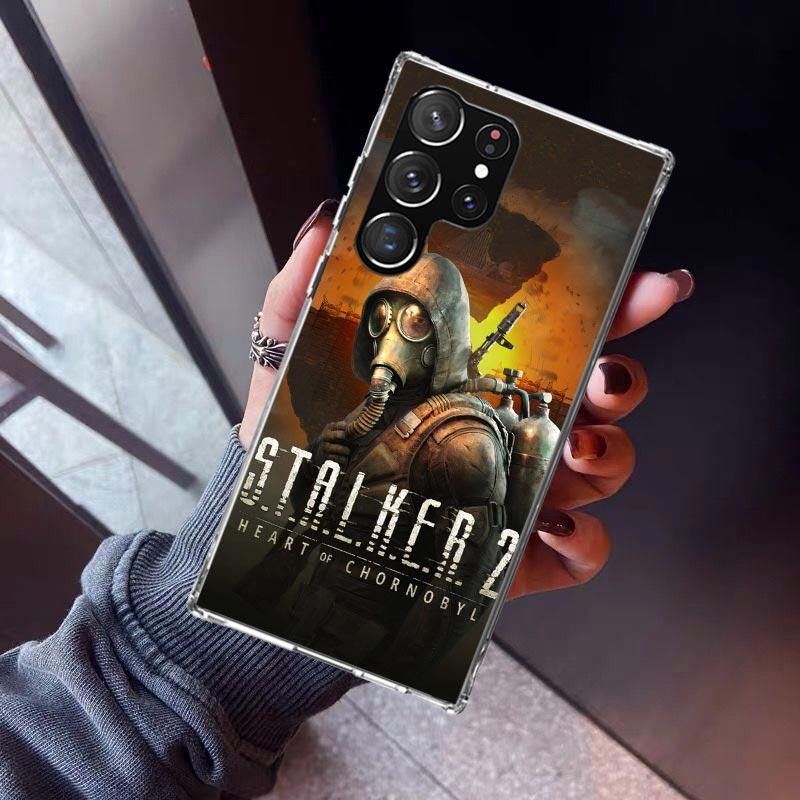 Игровой чехол S-Stalker для Samsung Galaxy S23 S24 S25 Edge S26 Ultra S22 + S21 Plus S20 FE Чехол Силиконовый Печатный Корпус Galaxy