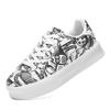 Trendy Brand Hip-hop Style Couple Board Shoes Student Wear-resistant Flat Shoes Graffiti Low-top Fashion Wear Shoes