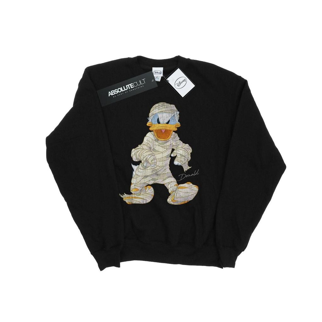 Disney Mens Mummy Donald Duck Sweatshirt