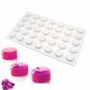 Silicone Mousse Cake Mold, 3D Bakeware DIY Mold, 35 Holes, Straight Round