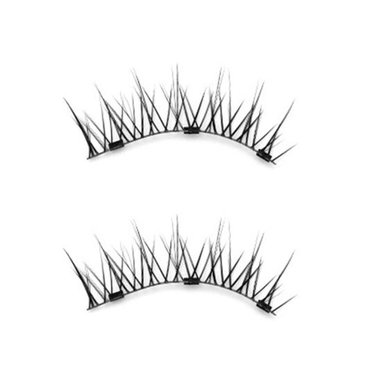 1 набор магнитных ресниц с пинцетом, естественно выглядящие магнитные накладные ресницы с аппликатором, инструменты для макияжа глаз для женщин и девочек