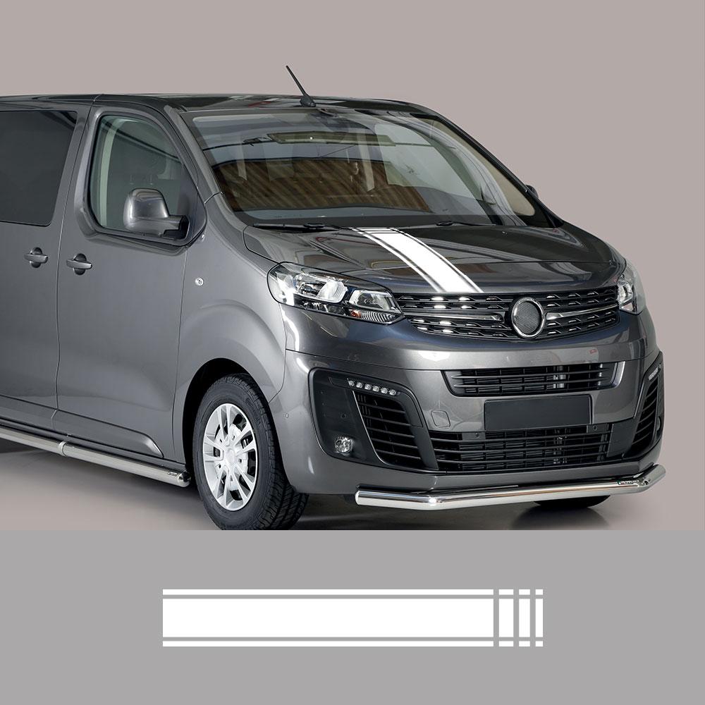 Чехол на капот автомобиля Наклейки на двигатель Для Peugeot Traveller Opel Zafira Life Фургон Графика на капот Виниловая наклейка Тюнинг Аксессуары