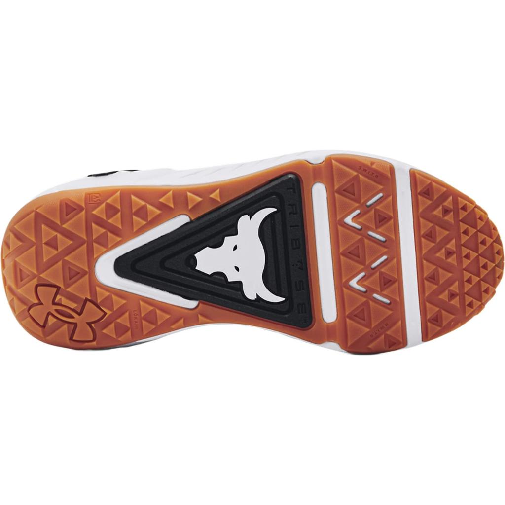 Under Armour Project Rock 6 GS Черные Белые Гум Детские Кроссовки 3026536-001